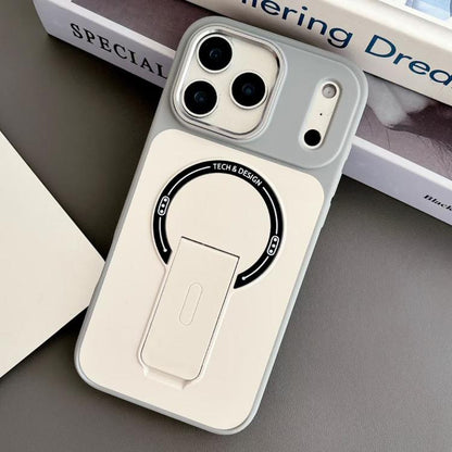 Skin-Feel TPU Hybrid PC Magnetic Phone Case with Kickstand, For iPhone 17 Pro Max, For iPhone 17 Pro, For iPhone 17, For iPhone 16 Pro Max