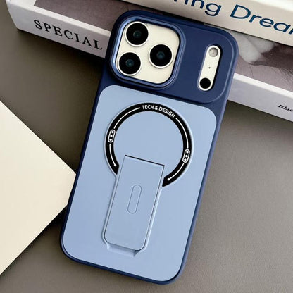 Skin-Feel TPU Hybrid PC Magnetic Phone Case with Kickstand, For iPhone 17 Pro Max, For iPhone 17 Pro, For iPhone 17, For iPhone 16 Pro Max