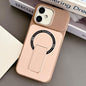 Skin-Feel TPU Hybrid PC Magnetic Phone Case with Kickstand, For iPhone 17 Pro Max, For iPhone 17 Pro, For iPhone 17, For iPhone 16 Pro Max