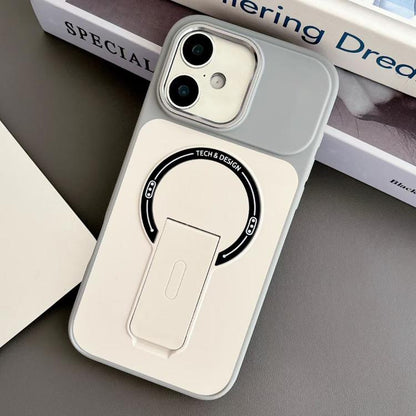 Skin-Feel TPU Hybrid PC Magnetic Phone Case with Kickstand, For iPhone 17 Pro Max, For iPhone 17 Pro, For iPhone 17, For iPhone 16 Pro Max