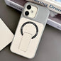 Skin-Feel TPU Hybrid PC Magnetic Phone Case with Kickstand, For iPhone 17 Pro Max, For iPhone 17 Pro, For iPhone 17, For iPhone 16 Pro Max