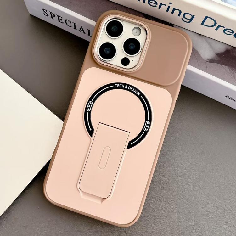 Skin-Feel TPU Hybrid PC Magnetic Phone Case with Kickstand, For iPhone 15, For iPhone 14, For iPhone 14 Pro, For iPhone 14 Pro Max