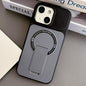 Skin-Feel TPU Hybrid PC Magnetic Phone Case with Kickstand, For iPhone 15, For iPhone 14, For iPhone 14 Pro, For iPhone 14 Pro Max