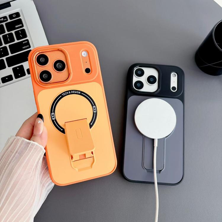 Skin-Feel TPU Hybrid PC Magnetic Phone Case with Kickstand, For iPhone 13 Pro Max, For iPhone 13 Pro, For iPhone 13