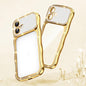 Wave Twisting Star Diamond Shockproof Electroplate TPU Phone Case, For iPhone 17 Pro Max, For iPhone 17 Pro, For iPhone 17, For iPhone 16 Pro Max