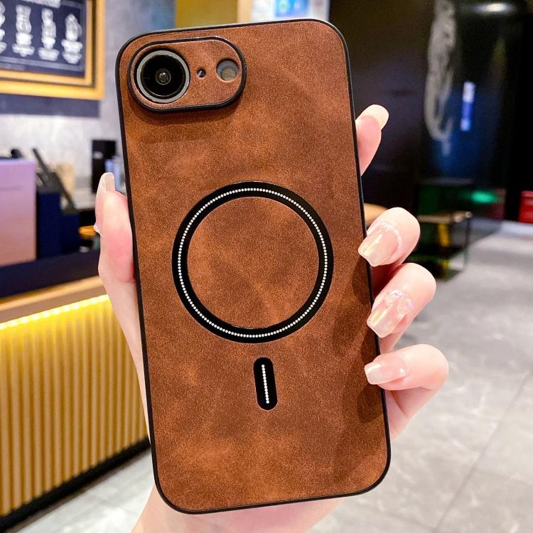 Lambskin Faux Leather Magnetic Phone Case, For iPhone 17e / 16e, For iPhone 17 Pro Max, For iPhone 17 Pro, For iPhone 17