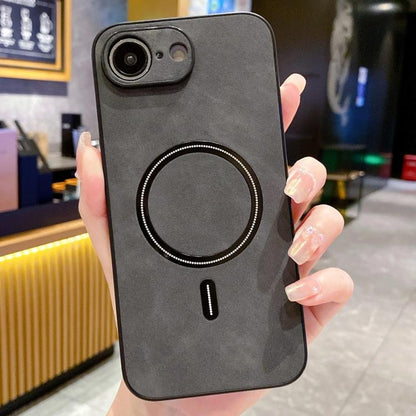 Lambskin Faux Leather Magnetic Phone Case, For iPhone 17e / 16e, For iPhone 17 Pro Max, For iPhone 17 Pro, For iPhone 17