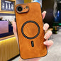Lambskin Faux Leather Magnetic Phone Case, For iPhone 17e / 16e, For iPhone 17 Pro Max, For iPhone 17 Pro, For iPhone 17