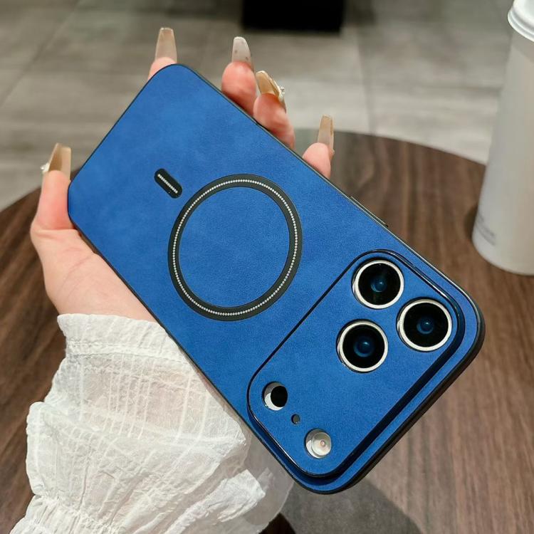 Lambskin Faux Leather Magnetic Phone Case, For iPhone 17e / 16e, For iPhone 17 Pro Max, For iPhone 17 Pro, For iPhone 17