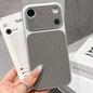 Transforms Into 17 Series Large Window Frosted Lychee Texture Phone Case, For iPhone 17 Pro Max, For iPhone 17 Pro, For iPhone 17, For iPhone Air