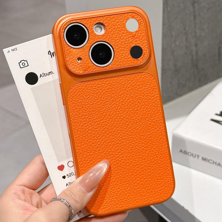 Transforms Into 17 Series Large Window Frosted Lychee Texture Phone Case, For iPhone 15 Pro Max, For iPhone 15 Pro, For iPhone 15 Plus, For iPhone 15
