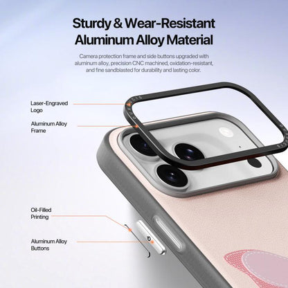 DUX DUCIS LUVY Series Phone Case with Finger Ring Buckle, For iPhone 17 Pro Max, For iPhone 17 Pro, For iPhone 17