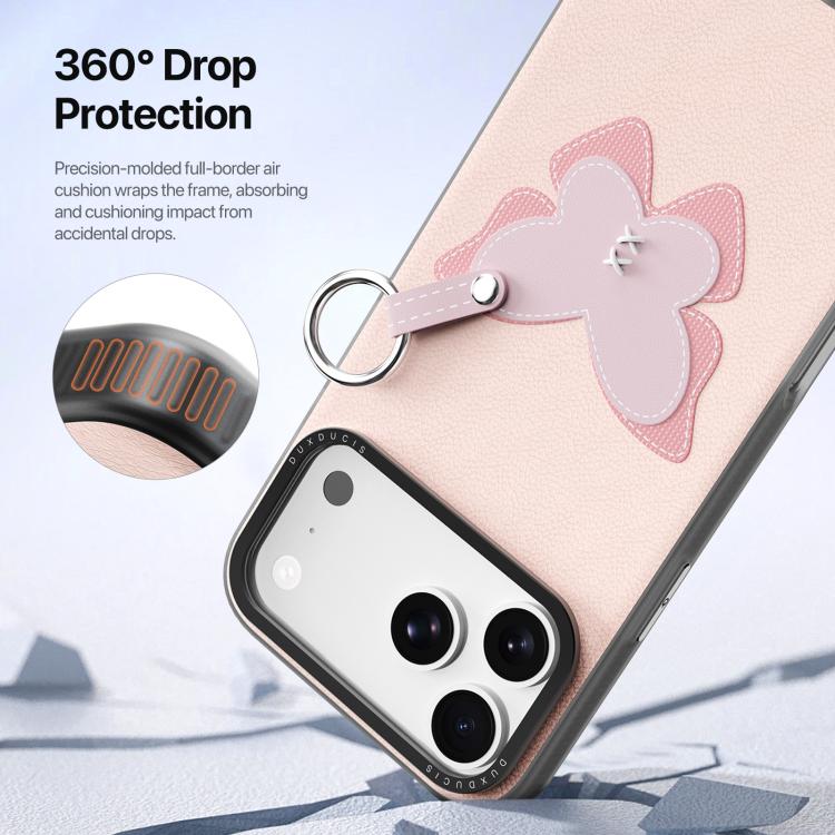 DUX DUCIS LUVY Series Phone Case with Finger Ring Buckle, For iPhone 17 Pro Max, For iPhone 17 Pro, For iPhone 17