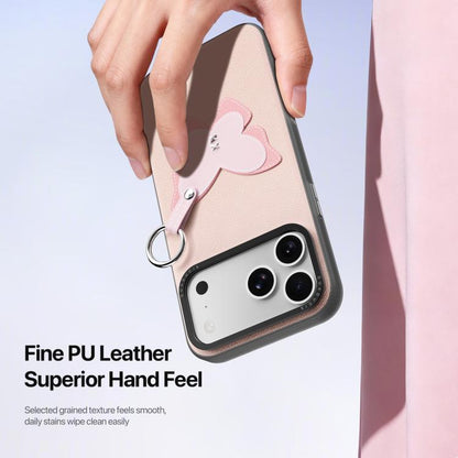 DUX DUCIS LUVY Series Phone Case with Finger Ring Buckle, For iPhone 17 Pro Max, For iPhone 17 Pro, For iPhone 17