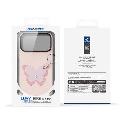 DUX DUCIS LUVY Series Phone Case with Finger Ring Buckle, For iPhone 17 Pro Max, For iPhone 17 Pro, For iPhone 17