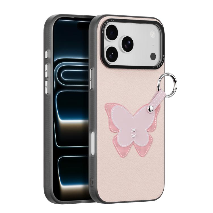 DUX DUCIS LUVY Series Phone Case with Finger Ring Buckle, For iPhone 17 Pro Max, For iPhone 17 Pro, For iPhone 17