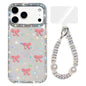 Sparkling IMD Colorful Bow Phone Case with Bracelet, For iPhone 17 Pro Max, For iPhone 17 Pro