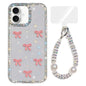 Sparkling IMD Colorful Bow Phone Case with Bracelet, For iPhone 17, For iPhone Air