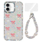 Sparkling IMD Colorful Bow Phone Case with Bracelet, For iPhone 17, For iPhone Air