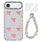 Sparkling IMD Colorful Bow Phone Case with Bracelet, For iPhone 17, For iPhone Air