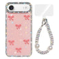 Sparkling IMD Colorful Bow Phone Case with Bracelet, For iPhone 17, For iPhone Air