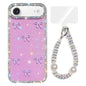 Sparkling IMD Colorful Bow Phone Case with Bracelet, For iPhone 17, For iPhone Air