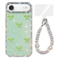 Sparkling IMD Colorful Bow Phone Case with Bracelet, For iPhone 17, For iPhone Air