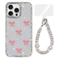 Sparkling IMD Colorful Bow Phone Case with Bracelet, For iPhone 13 Pro Max, For iPhone 13 Pro