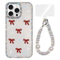 Sparkling IMD Colorful Bow Phone Case with Bracelet, For iPhone 13 Pro Max, For iPhone 13 Pro