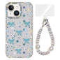 Sparkling IMD Colorful Bow Phone Case with Bracelet, For iPhone 13