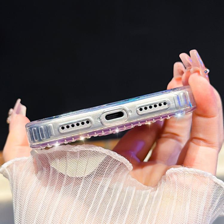 Sparkling IMD Colorful Bow Phone Case with Bracelet, For iPhone 17, For iPhone Air