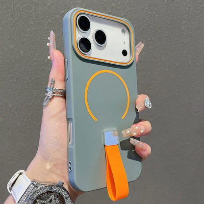 Skin-feel Magnetic TPU Phone Case with Silicone Strap, For iPhone 17 Pro Max, For iPhone 17 Pro, For iPhone 17, For iPhone Air