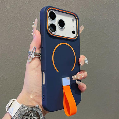 Skin-feel Magnetic TPU Phone Case with Silicone Strap, For iPhone 17 Pro Max, For iPhone 17 Pro, For iPhone 17, For iPhone Air