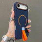 Skin-feel Magnetic TPU Phone Case with Silicone Strap, For iPhone 17 Pro Max, For iPhone 17 Pro, For iPhone 17, For iPhone Air