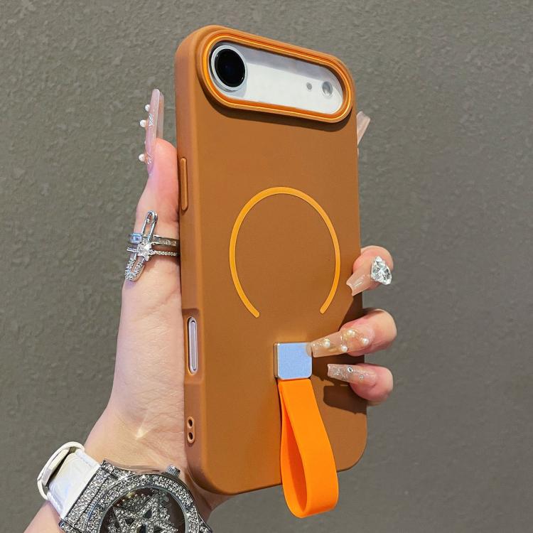 Skin-feel Magnetic TPU Phone Case with Silicone Strap, For iPhone 17 Pro Max, For iPhone 17 Pro, For iPhone 17, For iPhone Air