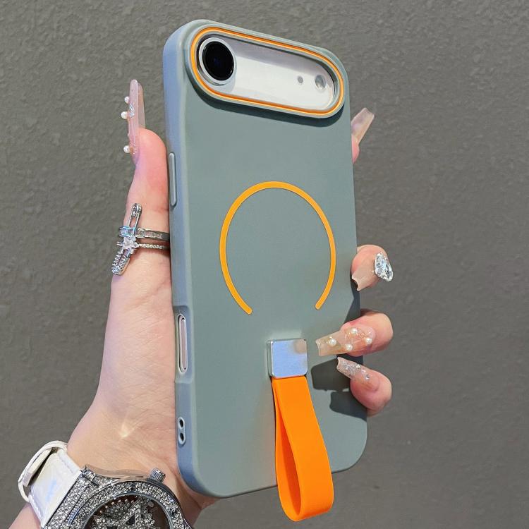 Skin-feel Magnetic TPU Phone Case with Silicone Strap, For iPhone 17 Pro Max, For iPhone 17 Pro, For iPhone 17, For iPhone Air