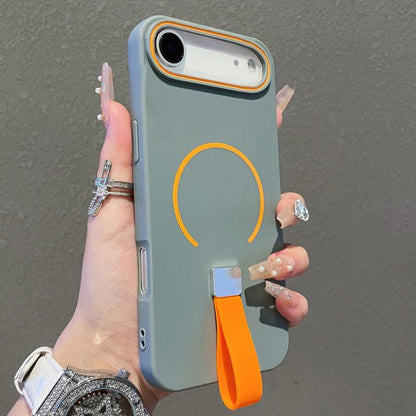 Skin-feel Magnetic TPU Phone Case with Silicone Strap, For iPhone 17 Pro Max, For iPhone 17 Pro, For iPhone 17, For iPhone Air