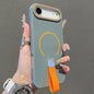 Skin-feel Magnetic TPU Phone Case with Silicone Strap, For iPhone 17 Pro Max, For iPhone 17 Pro, For iPhone 17, For iPhone Air