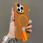 Skin-feel Magnetic TPU Phone Case with Silicone Strap, For iPhone 15 Pro Max, For iPhone 15 Pro, For iPhone 15 Plus, For iPhone 15