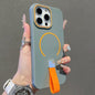 Skin-feel Magnetic TPU Phone Case with Silicone Strap, For iPhone 14 Plus, For iPhone 14, For iPhone 14 Pro, For iPhone 14 Pro Max