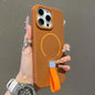 Skin-feel Magnetic TPU Phone Case with Silicone Strap, For iPhone 13 Pro Max, For iPhone 13 Pro, For iPhone 13, For iPhone 12 / 12 Pro