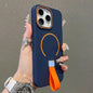 Skin-feel Magnetic TPU Phone Case with Silicone Strap, For iPhone 12 Pro Max, For iPhone 11 Pro Max, For iPhone 11, For iPhone 11 Pro