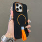 Skin-feel Magnetic TPU Phone Case with Silicone Strap, For iPhone 12 Pro Max, For iPhone 11 Pro Max, For iPhone 11, For iPhone 11 Pro