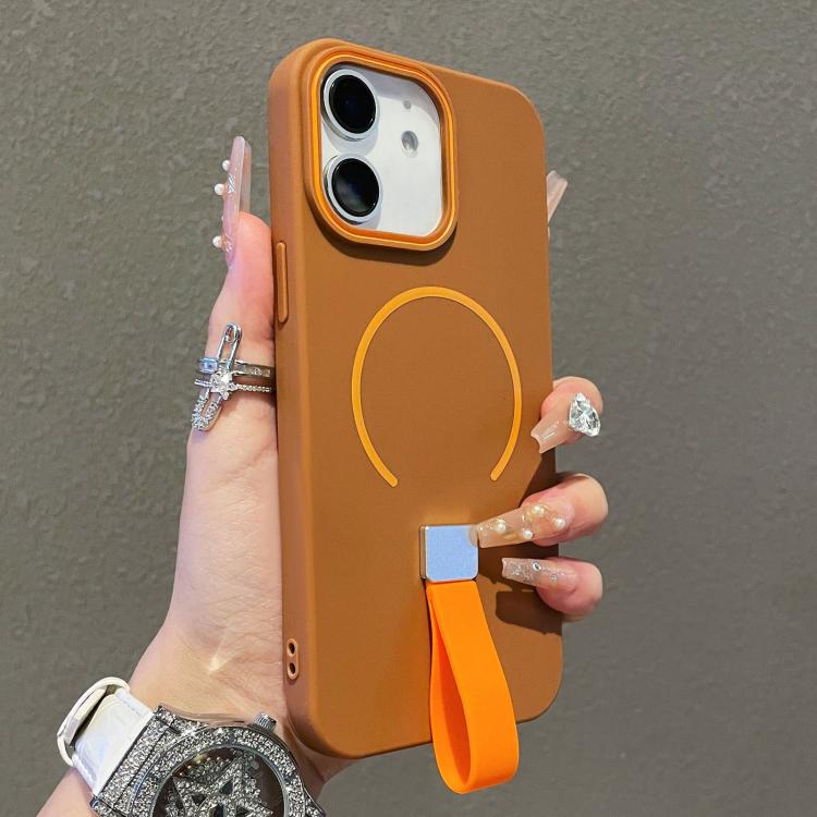 Skin-feel Magnetic TPU Phone Case with Silicone Strap, For iPhone 12 Pro Max, For iPhone 11 Pro Max, For iPhone 11, For iPhone 11 Pro
