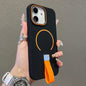 Skin-feel Magnetic TPU Phone Case with Silicone Strap, For iPhone 12 Pro Max, For iPhone 11 Pro Max, For iPhone 11, For iPhone 11 Pro
