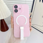 Eagle Eye Dual-layer Jelly Magnetic Phone Case with Silicone Strap & Lens Film, For iPhone 16 Plus, For iPhone 16, For iPhone 15 Pro Max