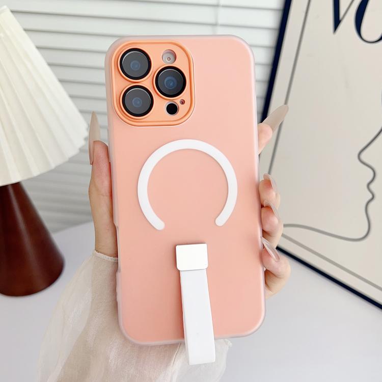 Eagle Eye Dual-layer Jelly Magnetic Phone Case with Silicone Strap & Lens Film, For iPhone 16 Plus, For iPhone 16, For iPhone 15 Pro Max