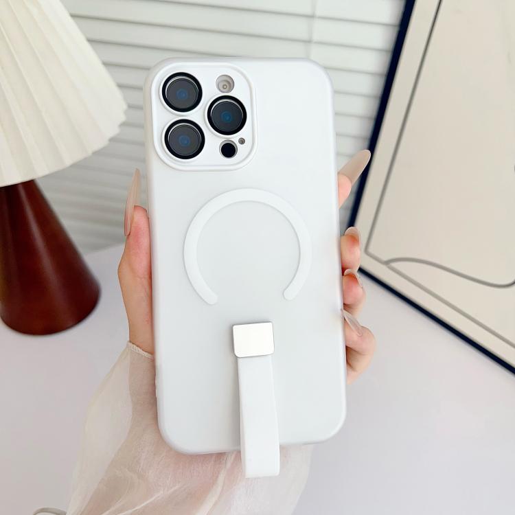 Eagle Eye Dual-layer Jelly Magnetic Phone Case with Silicone Strap & Lens Film, For iPhone 16 Plus, For iPhone 16, For iPhone 15 Pro Max