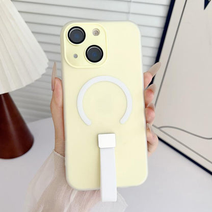 Eagle Eye Dual-layer Jelly Magnetic Phone Case with Silicone Strap & Lens Film, For iPhone 14 Plus, For iPhone 14, For iPhone 14 Pro