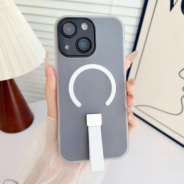 Eagle Eye Dual-layer Jelly Magnetic Phone Case with Silicone Strap & Lens Film, For iPhone 14 Plus, For iPhone 14, For iPhone 14 Pro